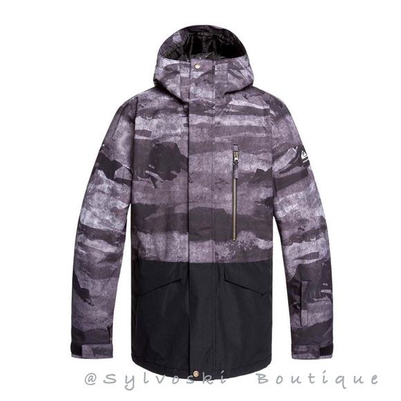 🔥 Quiksilver Men's Mission-Snow Jacket NWT - Picture 4 of 13